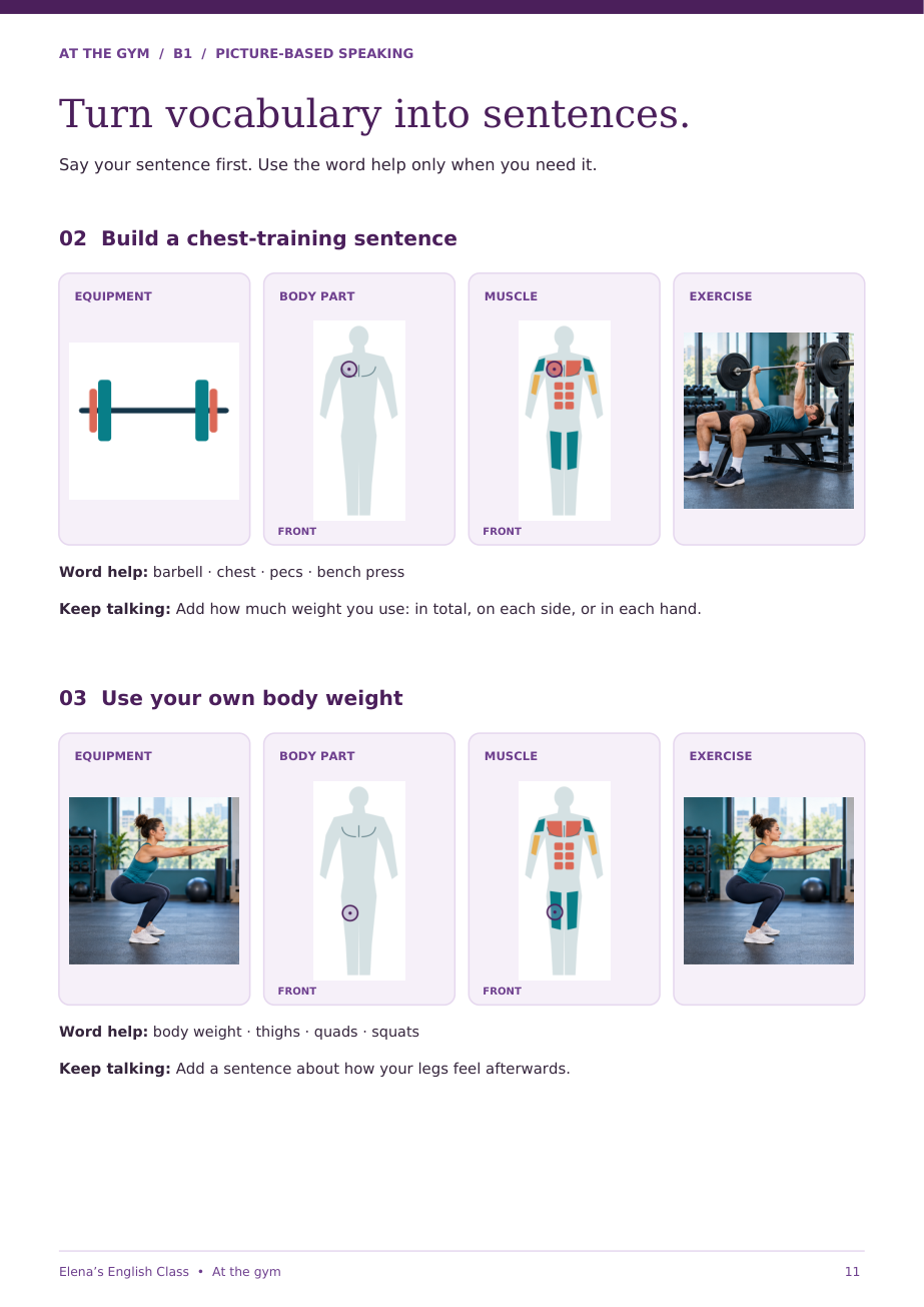 At the gym — pagina 11