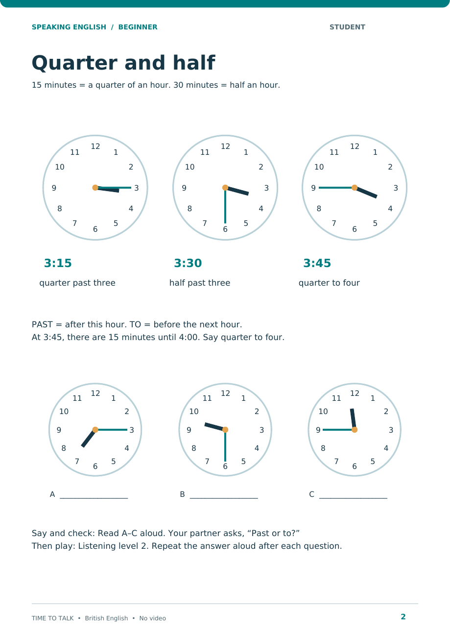 What time is it? — pagina 2